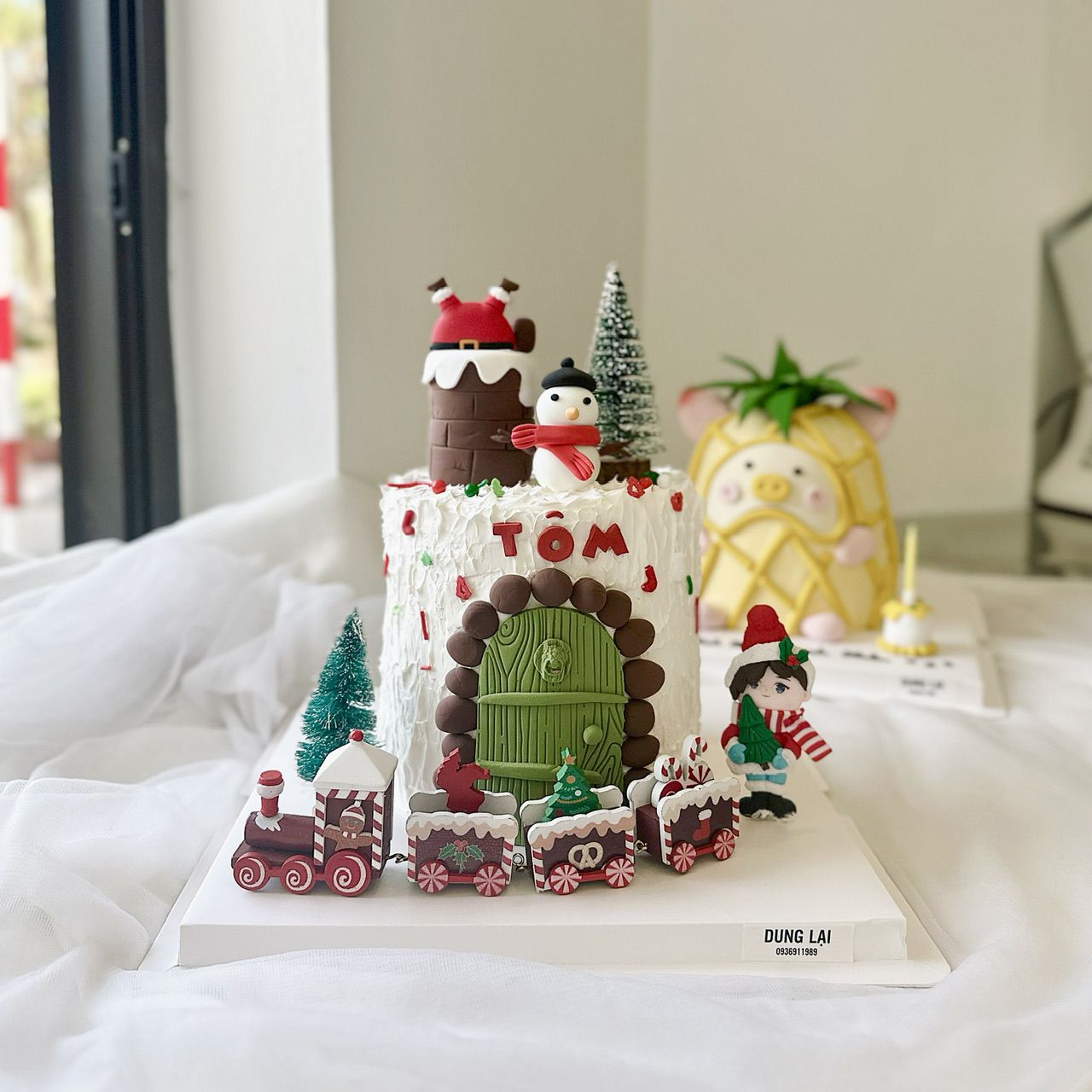 Bánh sz 16 cao giáng sinh bé trai 