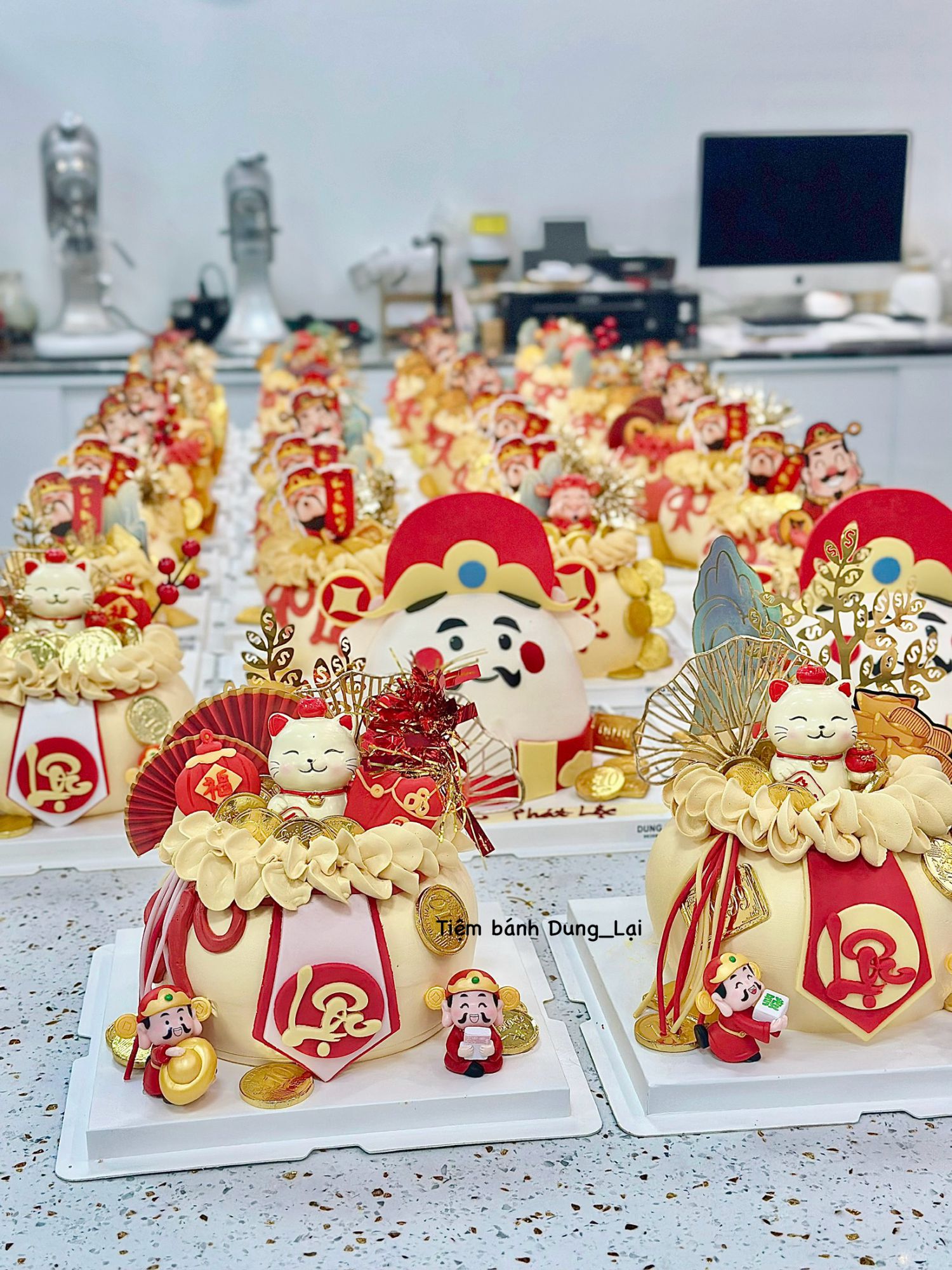 Bánh hũ vàng thần tài