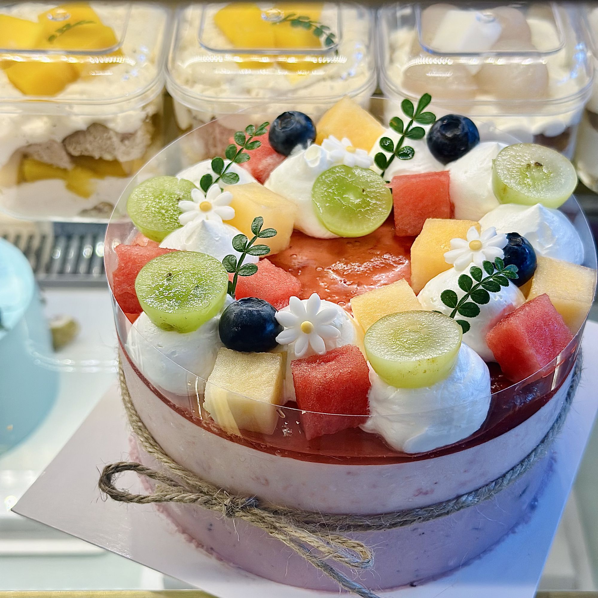 Mousse sữa chua phomai dâu việt quất size 14