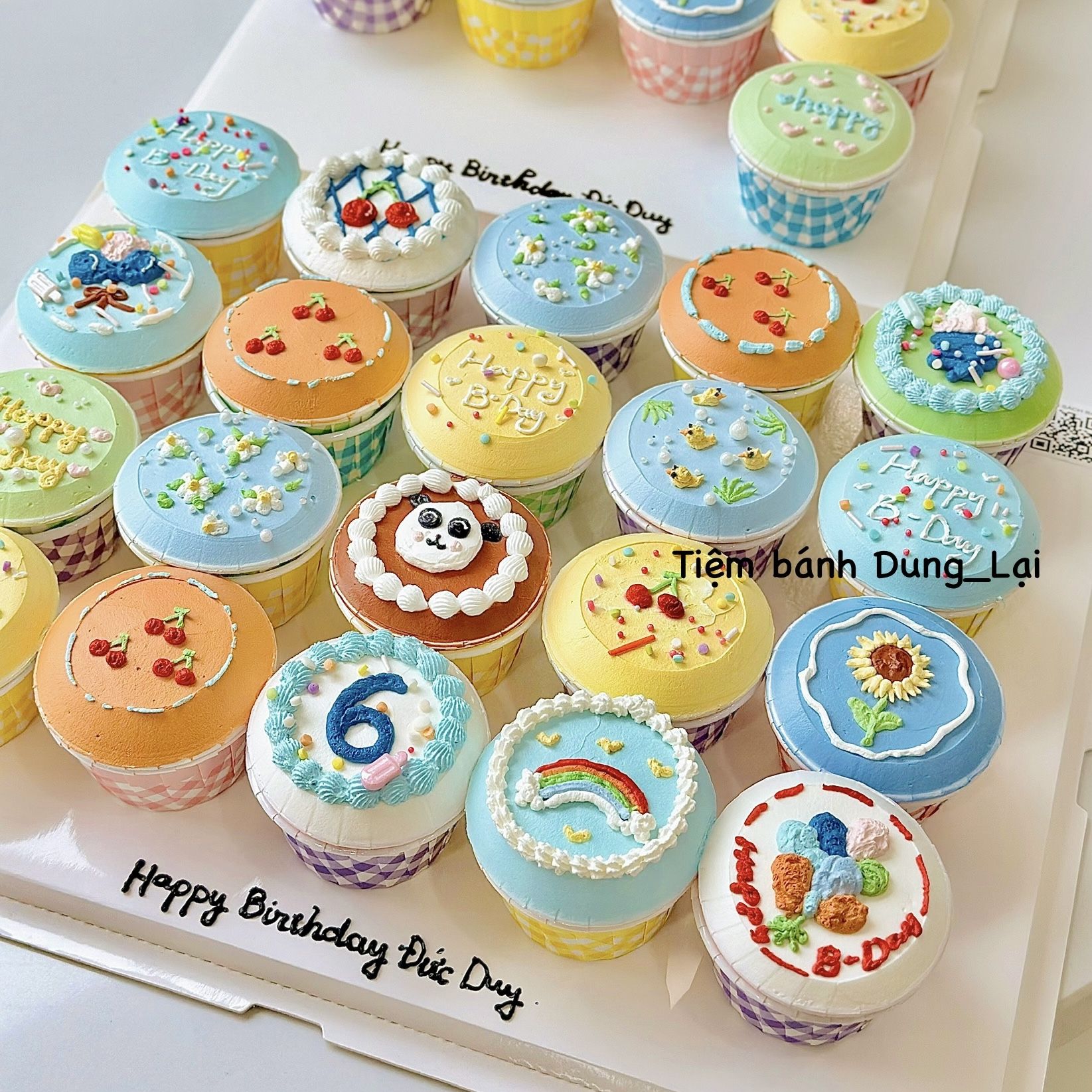 Set cupcake tạo hình 20c
