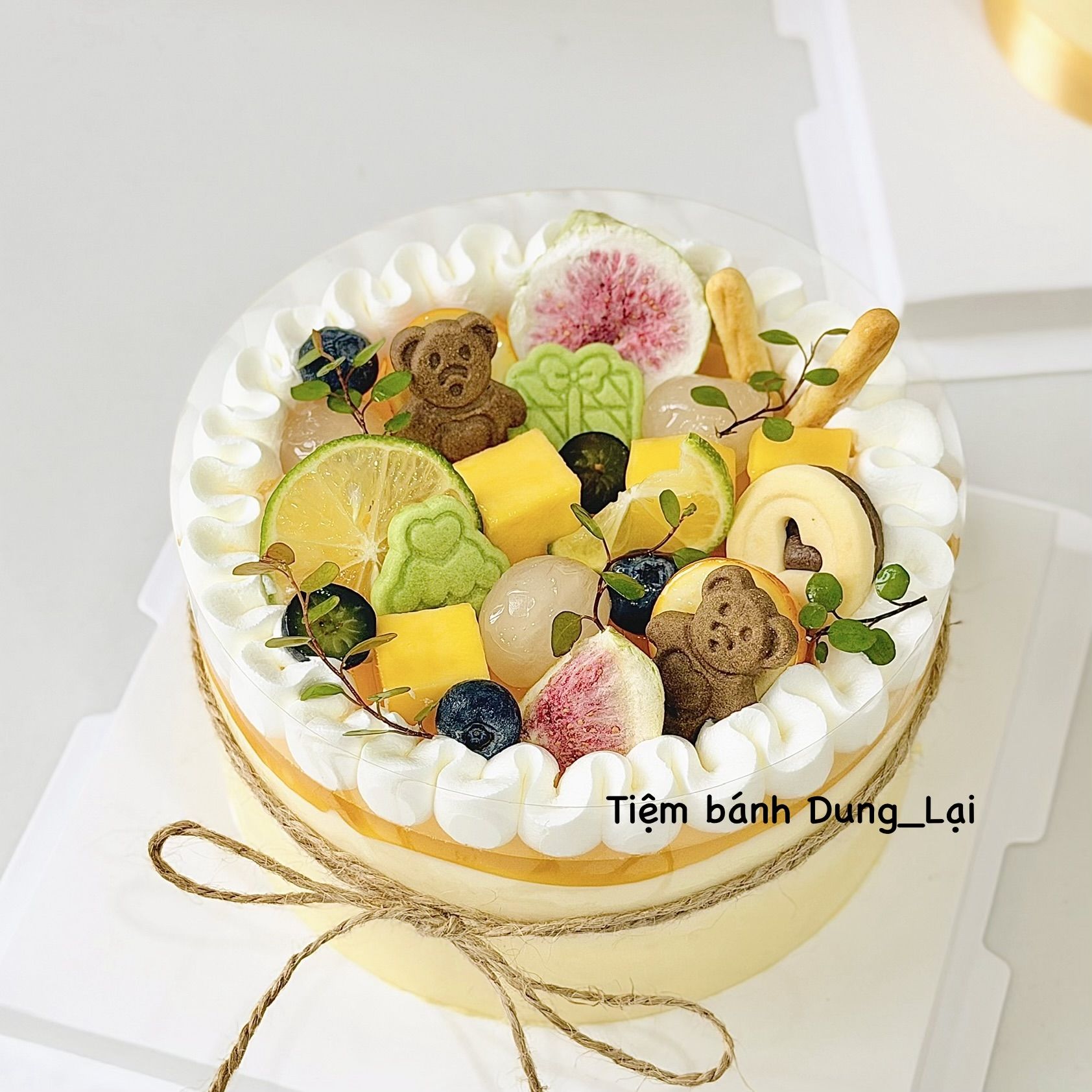 Bánh mousse xoài chanh dây sz 14
