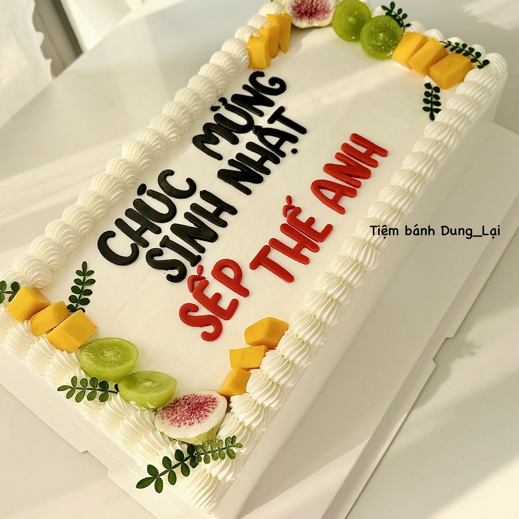 Bánh chữ nhật 20x38
