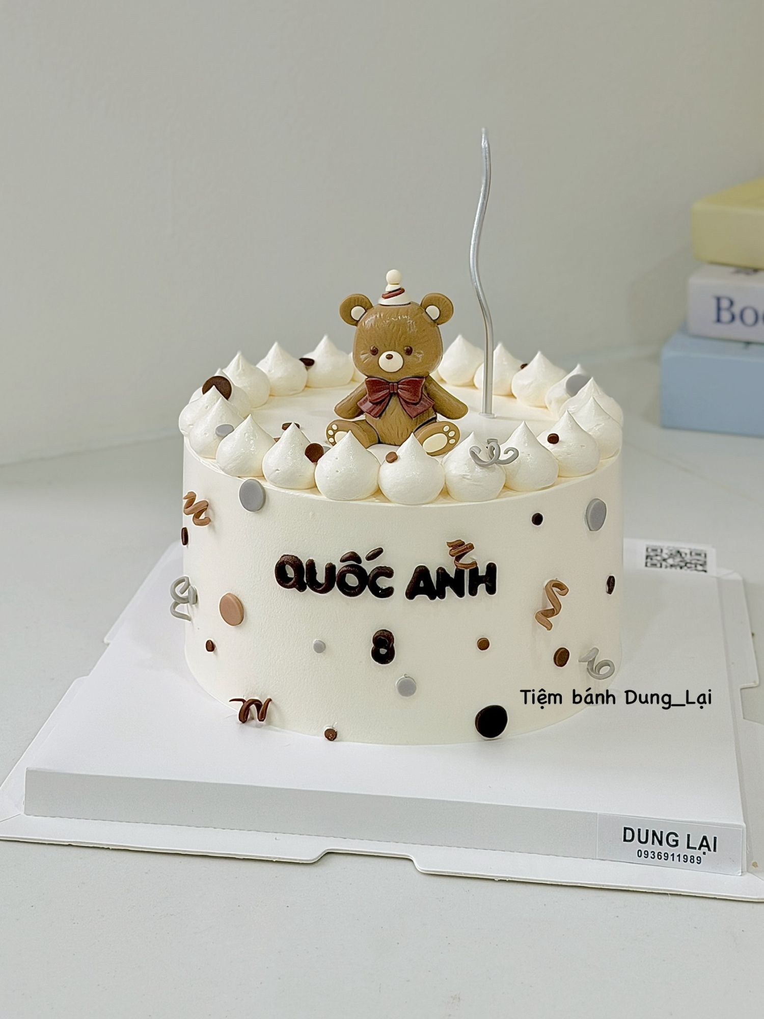 Bánh bé gấu sz 16