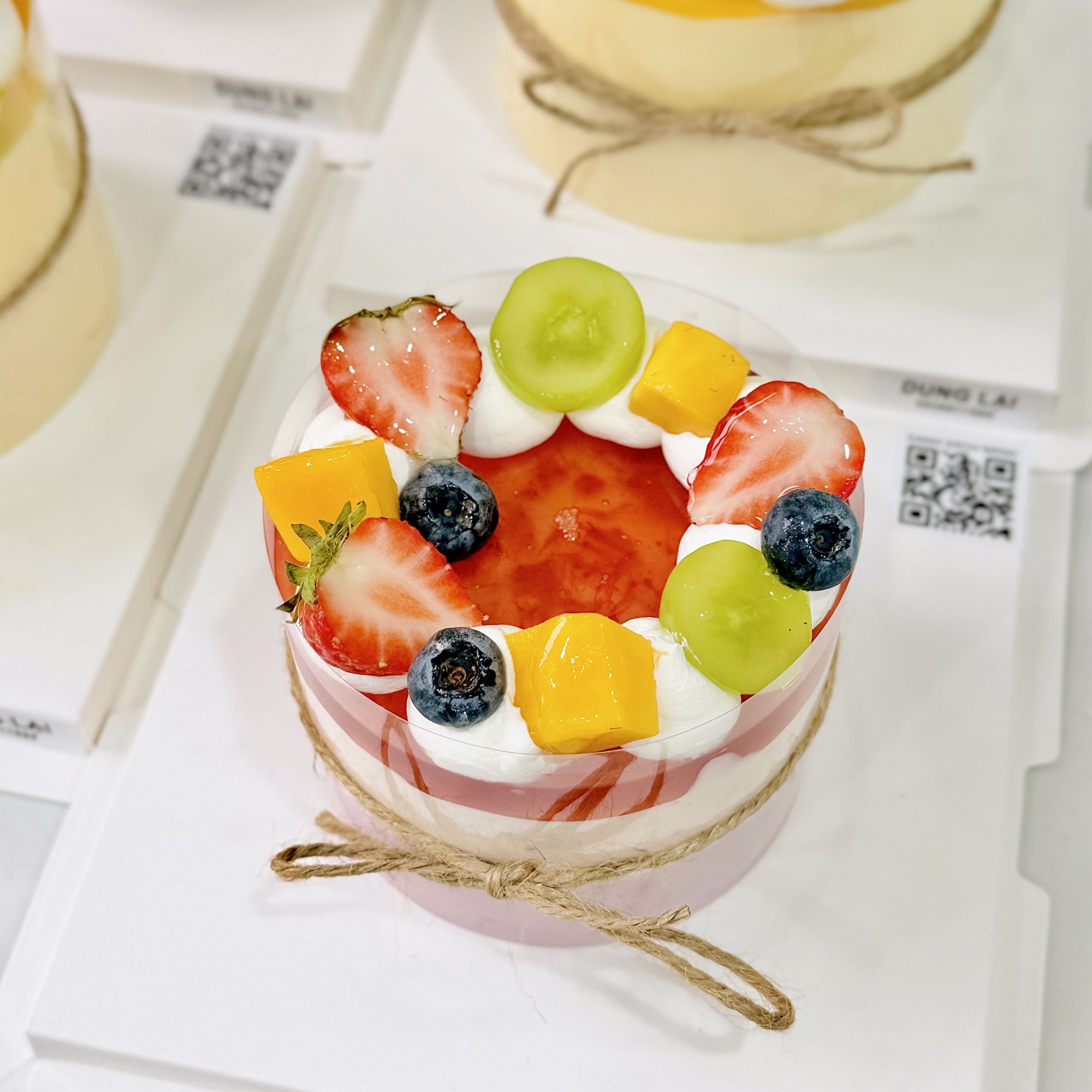 Bánh mousse sữa chua phô mai dâu việt quất sz 10