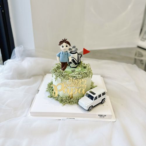 Bánh nặn ba chơi golf sz 16, Bánh Sinh Nhật Golf, Bánh Sinh Nhật người lớn - Bánh Sinh Nhật Long Biên