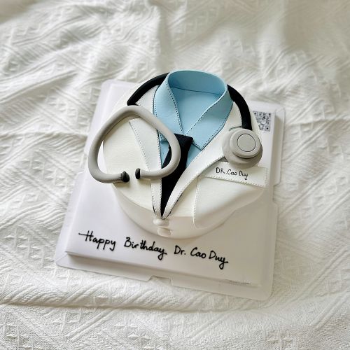 Bánh sz 14 áo bác sĩ, Bánh Sinh Nhật Áo bác sĩ, Bánh Sinh Nhật người lớn, Bánh Sinh Nhật bác sĩ - Bánh Sinh Nhật Long Biên