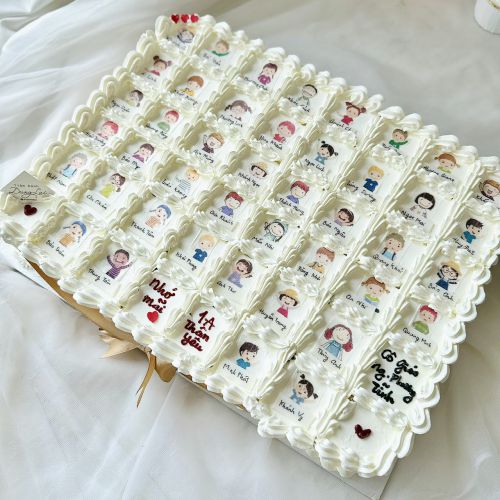 Bánh chữ nhật 28 x 36, Bánh Sinh Nhật Bánh vuông, Bánh Sinh Nhật chữ nhật - Bánh Sinh Nhật Long Biên