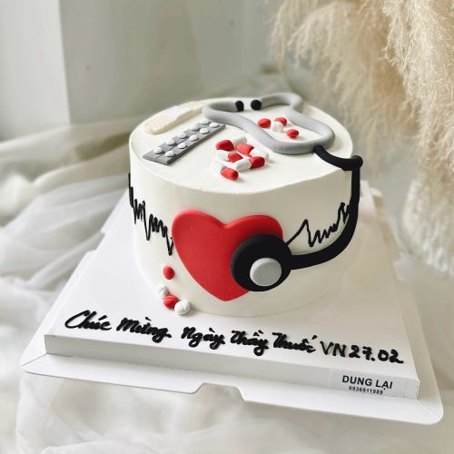 Bánh sz 16 tặng bác sĩ , Bánh Sinh Nhật Bác sĩ - Bánh Sinh Nhật Long Biên