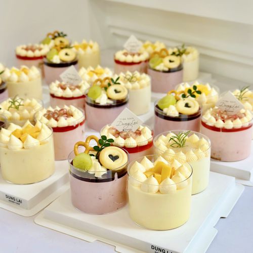 Set 4 bánh mousse 20.11, Bánh Sinh Nhật Mousse, Bánh Sinh Nhật set bánh - Bánh Sinh Nhật Long Biên