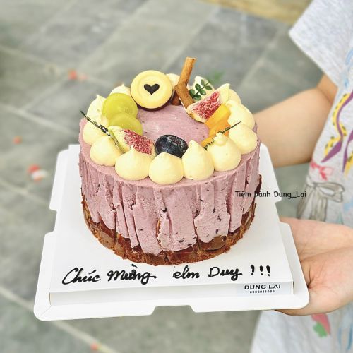 Việt quất basque cheese cake, Bánh Sinh Nhật Basque, Bánh Sinh Nhật việt quất, Bánh Sinh Nhật cheese - Bánh Sinh Nhật Long Biên