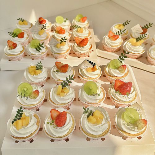 Cupcake hoa quả, Bánh Sinh Nhật Cupcake - Bánh Sinh Nhật Long Biên