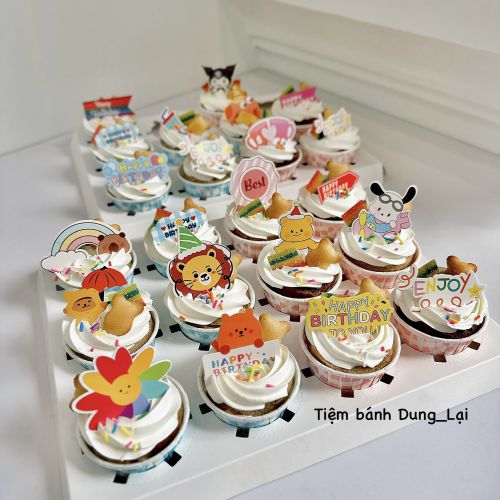 Cupcake, Bánh Sinh Nhật Cupcake - Bánh Sinh Nhật Long Biên