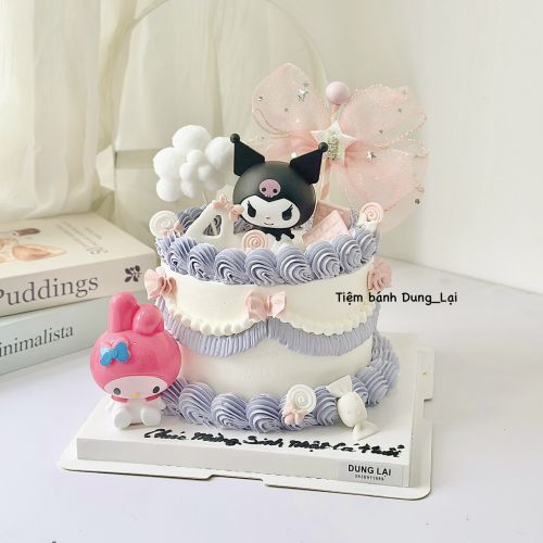 Bánh kuromi sz 16, Bánh Sinh Nhật Kuromi, Bánh Sinh Nhật bé gái - Bánh Sinh Nhật Long Biên