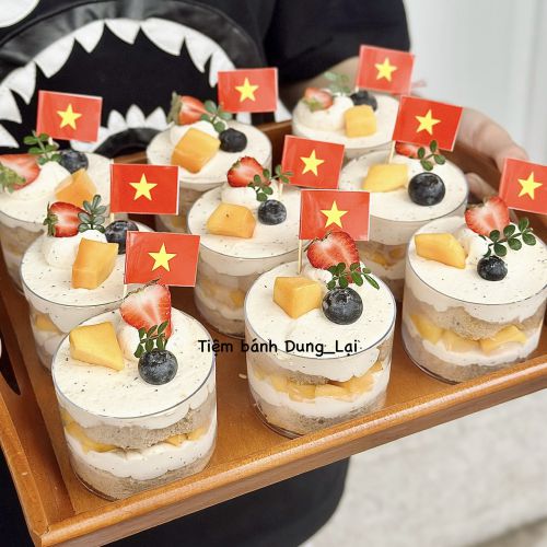 Hồng trà xoài cốc tròn, Bánh Sinh Nhật Hồng trà, Bánh Sinh Nhật daily - Bánh Sinh Nhật Long Biên