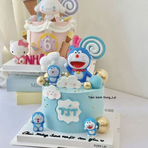 Bánh doraemon sz 16, Bánh Sinh Nhật Doraemon, Bánh Sinh Nhật bé trai, Bánh Sinh Nhật bé gái - Bánh Sinh Nhật Long Biên