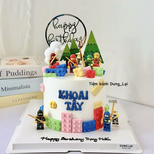 Bánh lego sz 16 1/2, Bánh Sinh Nhật Lego, Bánh Sinh Nhật bé trai - Bánh Sinh Nhật Long Biên