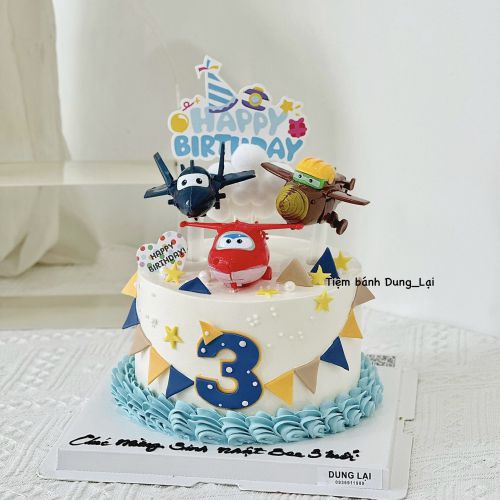 Bánh máy bay sz 16, Bánh Sinh Nhật Máy bay, Bánh Sinh Nhật bé trai - Bánh Sinh Nhật Long Biên