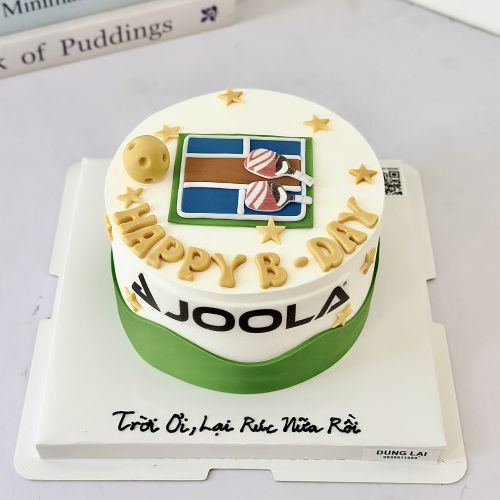 Bánh pickleball sz 16, Bánh Sinh Nhật Pickle ball, Bánh Sinh Nhật người lớn - Bánh Sinh Nhật Long Biên