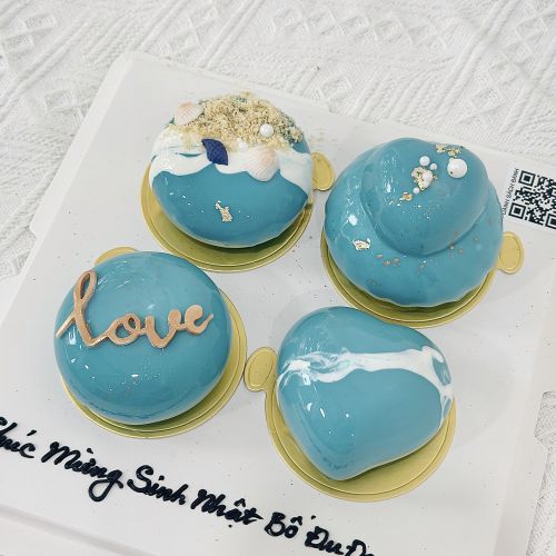 Set 4 bánh entremet, Bánh Sinh Nhật Set bánh, Bánh Sinh Nhật entremet - Bánh Sinh Nhật Long Biên