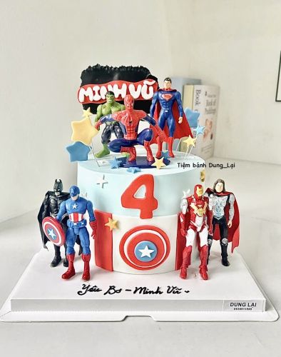 Bánh avengers sz 18 1/2, Bánh Sinh Nhật Avengers, Bánh Sinh Nhật Avenger, Bánh Sinh Nhật siêu nhân, Bánh Sinh Nhật siêu anh hùng, Bánh Sinh Nhật bé trai - Bánh Sinh Nhật Long Biên