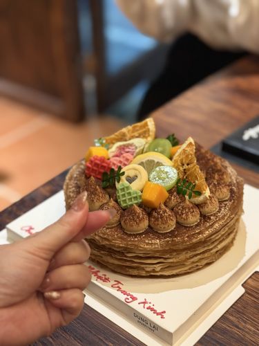 Bánh crepe ngàn lớp tiramisu, Bánh Sinh Nhật Crepe, Bánh Sinh Nhật tiramisu - Bánh Sinh Nhật Long Biên