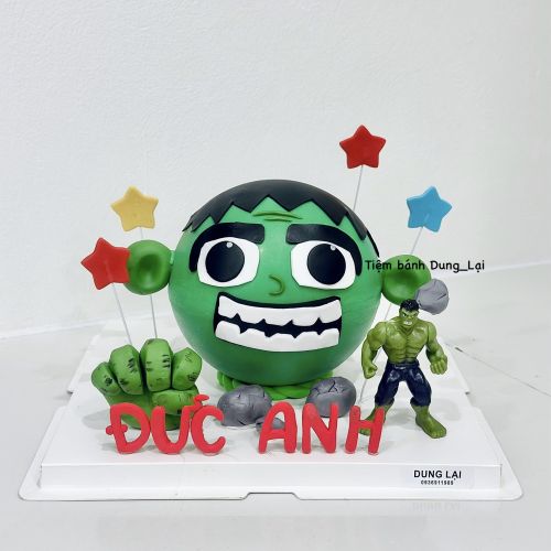 Bánh đập hulk, Bánh Sinh Nhật Bánh đập, Bánh Sinh Nhật hulk, Bánh Sinh Nhật người khổng lồ xanh, Bánh Sinh Nhật avengers - Bánh Sinh Nhật Long Biên