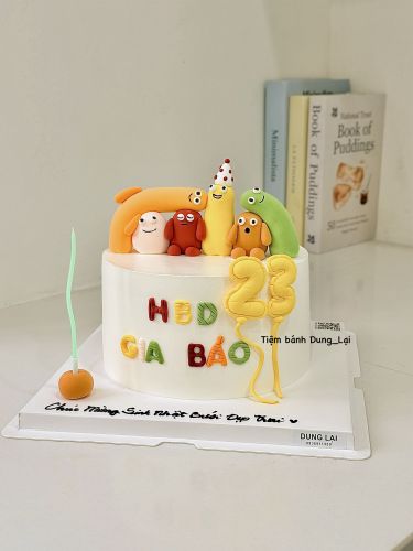 Bánh gia đình vui nhộn sz 20, Bánh Sinh Nhật Gia đình, Bánh Sinh Nhật vui nhộn, Bánh Sinh Nhật tạo hình - Bánh Sinh Nhật Long Biên