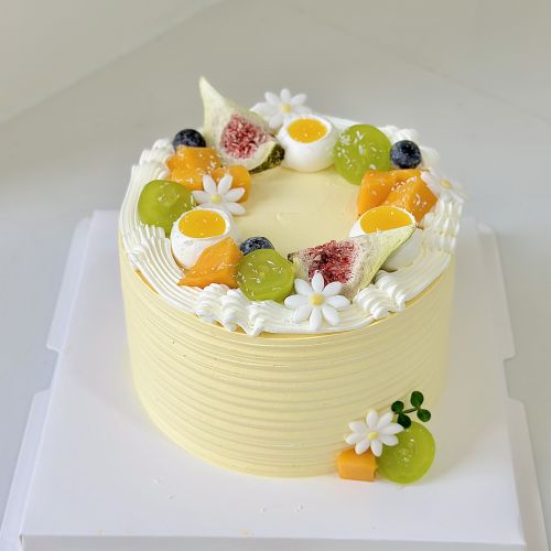 Bánh kem tươi hoa quả sz 16, Bánh Sinh Nhật Kem tươi, Bánh Sinh Nhật kem top - Bánh Sinh Nhật Long Biên