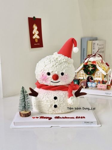 Bánh người tuyết 2 tầng