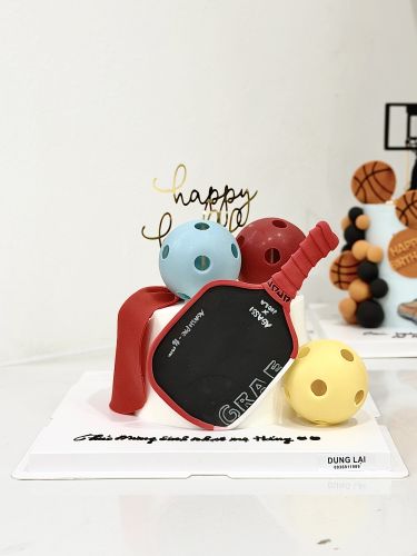 Bánh pickleball sz 16, Bánh Sinh Nhật Pickleball - Bánh Sinh Nhật Long Biên