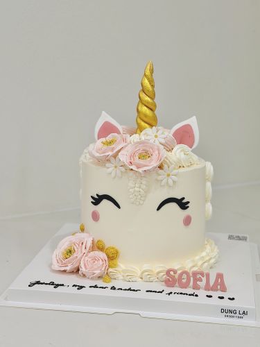 Bánh pony unicornt sz 16 1/2, Bánh Sinh Nhật Pony, Bánh Sinh Nhật unicorn, Bánh Sinh Nhật bé gái, Bánh Sinh Nhật tạo hình - Bánh Sinh Nhật Long Biên