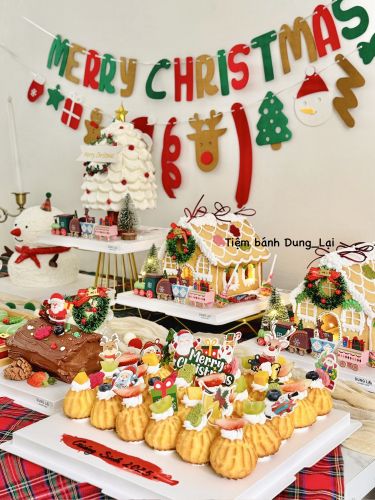 Set bánh giáng sinh, Bánh Sinh Nhật Set bánh, Bánh Sinh Nhật giáng sinh - Bánh Sinh Nhật Long Biên