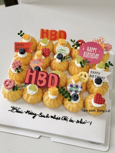 Set su kem 20c trang trí sinh nhật, Bánh Sinh Nhật  - Bánh Sinh Nhật Long Biên