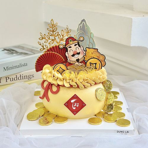 Banh hu vang sz 16, Bánh Sinh Nhật Hũ vàng, Bánh Sinh Nhật thần tài - Bánh Sinh Nhật Long Biên
