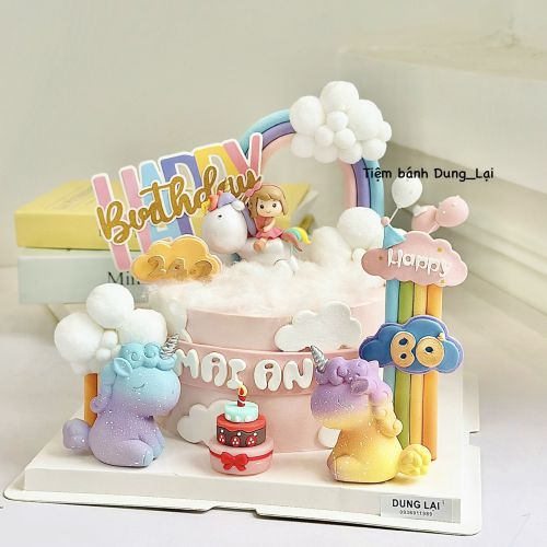Bánh pony sz 18, Bánh Sinh Nhật Pony, Bánh Sinh Nhật unicorn, Bánh Sinh Nhật bé gái - Bánh Sinh Nhật Long Biên
