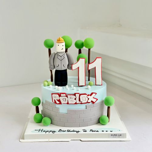 Bánh roblox sz 20, Bánh Sinh Nhật Roblox, Bánh Sinh Nhật bé trai - Bánh Sinh Nhật Long Biên