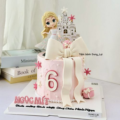 Bánh elsa sz 16 1/2 , Bánh Sinh Nhật Elsa, Bánh Sinh Nhật bé gái - Bánh Sinh Nhật Long Biên