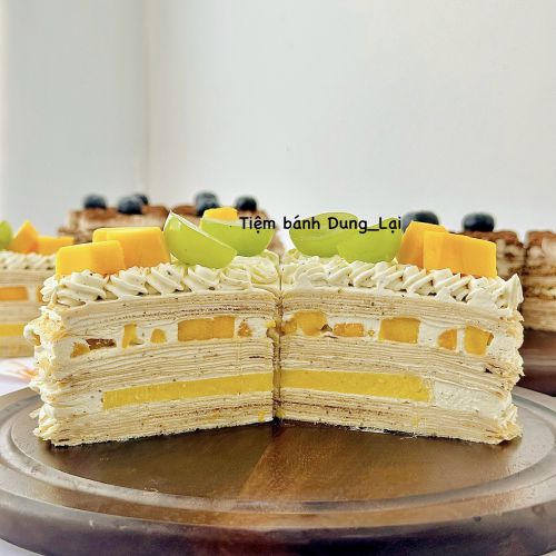 Crepe olong xoài, Bánh Sinh Nhật  - Bánh Sinh Nhật Long Biên