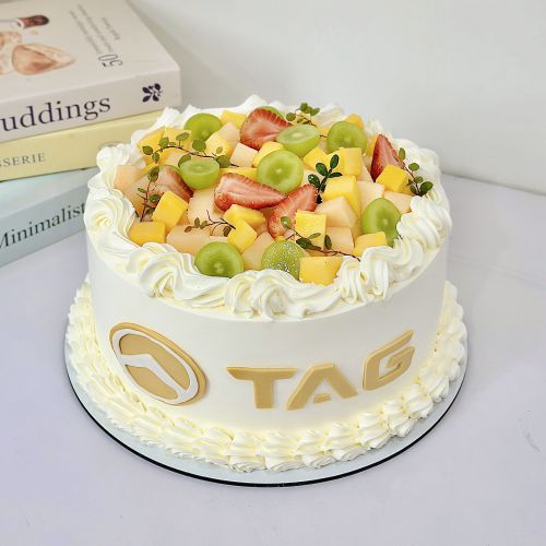 Bánh trang trí hoa quả sz 22, Bánh Sinh Nhật Kem top, Bánh Sinh Nhật hoa quả, Bánh Sinh Nhật hàn quốc - Bánh Sinh Nhật Long Biên