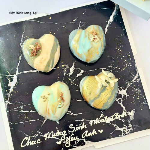 Set entremet mini peptit, Bánh Sinh Nhật Entremet - Bánh Sinh Nhật Long Biên