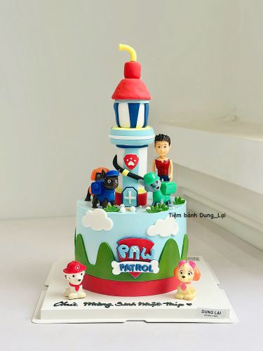 Bánh paw patrol sz 18 1/2, Bánh Sinh Nhật Paw patrol, Bánh Sinh Nhật chú chó cứu hộ, Bánh Sinh Nhật bé trai - Bánh Sinh Nhật Long Biên