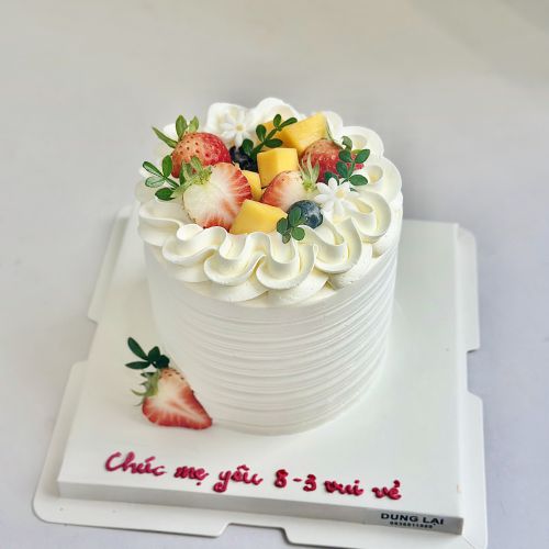 Bánh sz 12, Bánh Sinh Nhật Hoa quả, Bánh Sinh Nhật kem top, Bánh Sinh Nhật hàn quốc - Bánh Sinh Nhật Long Biên