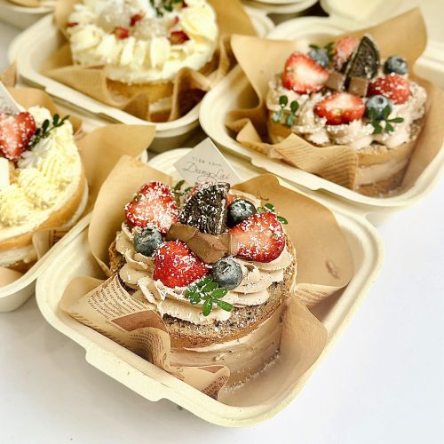 Bento choco dâu, Bánh Sinh Nhật Bento, Bánh Sinh Nhật whipping - Bánh Sinh Nhật Long Biên