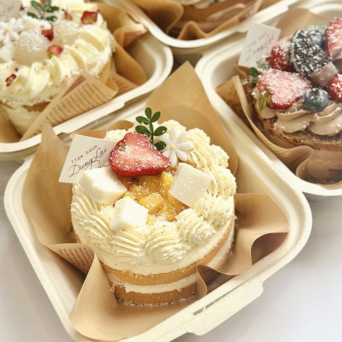 Bento hồng trà xoài, Bánh Sinh Nhật Bento, Bánh Sinh Nhật whipping - Bánh Sinh Nhật Long Biên
