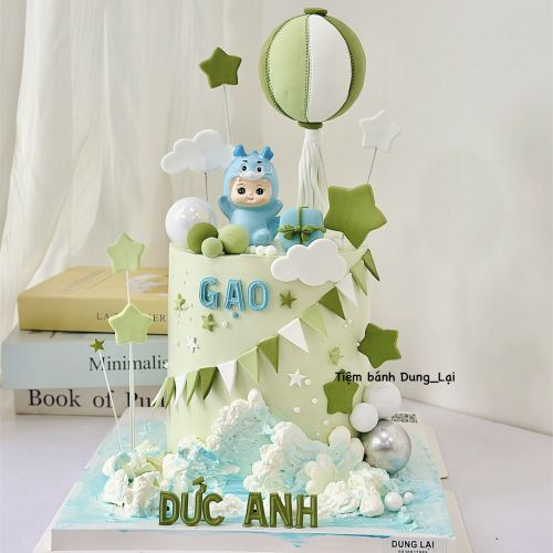 Bánh bé trai tuổi rồng sz 16 cao, Bánh Sinh Nhật Bé trai, Bánh Sinh Nhật rồng - Bánh Sinh Nhật Long Biên