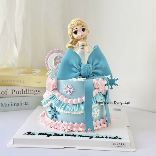 Bánh elsa sz 16 1/2, Bánh Sinh Nhật Elsa, Bánh Sinh Nhật bé gái - Bánh Sinh Nhật Long Biên