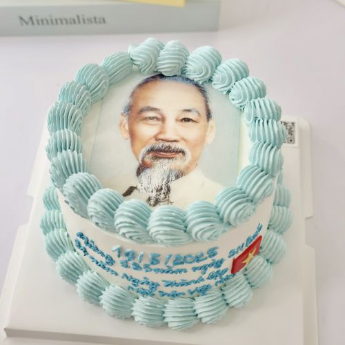 Bánh in ảnh Bác Hồ sz 16, Bánh Sinh Nhật Bác hồ - Bánh Sinh Nhật Long Biên