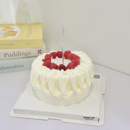 Bánh kem top sz 16 vị lá dứa dâu, Bánh Sinh Nhật Kem top - Bánh Sinh Nhật Long Biên