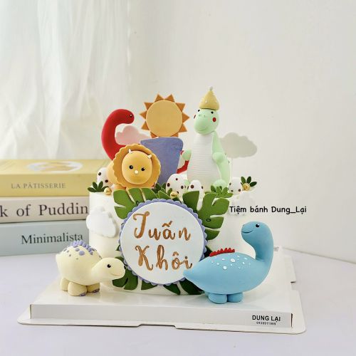 Bánh khủng long sz 20, Bánh Sinh Nhật Khủng long, Bánh Sinh Nhật bé trai - Bánh Sinh Nhật Long Biên