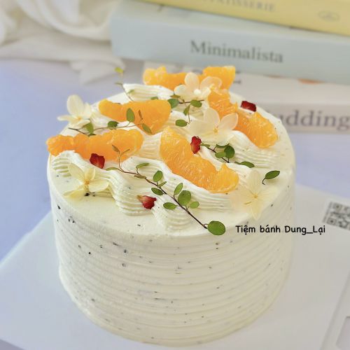 Bánh ô long cam quýt sz 16, Bánh Sinh Nhật Whipping - Bánh Sinh Nhật Long Biên